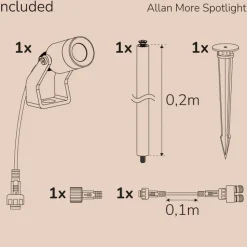 Llitt Allan More Spotlight med spjut