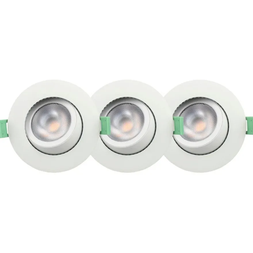 Llitt Ellen LED Downlight 230V Dim-To-Warm 3-pack