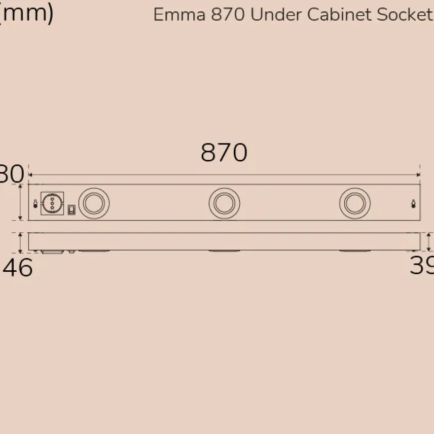 Llitt Emma 870 Bänkbelysning
