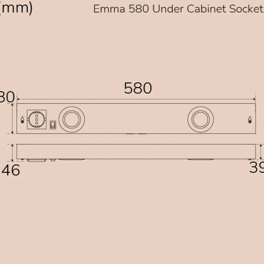 Llitt Emma 580 Bänkbelysning
