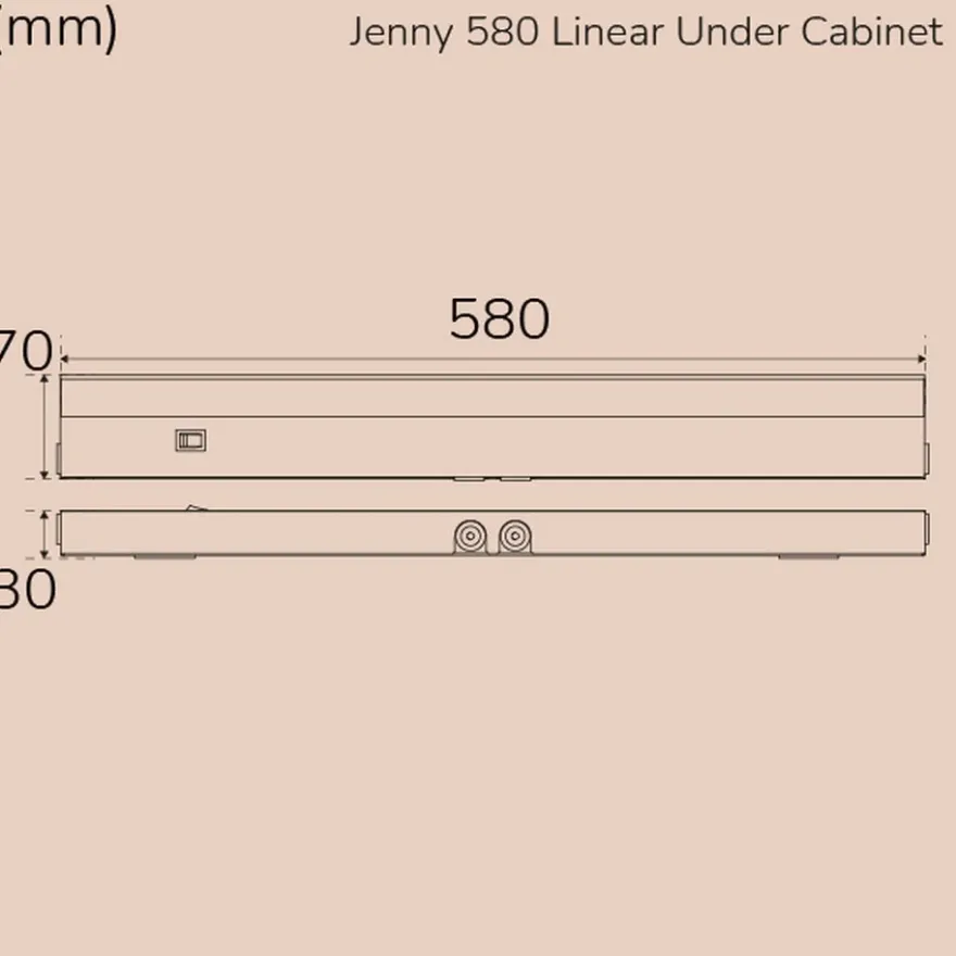 Llitt Jenny 580 Bänkbelysning
