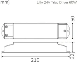 Llitt Lilly LED Driver 24V 60W Dimbar