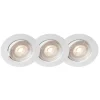 Llitt Sara LED Downlight 230V 3-pack