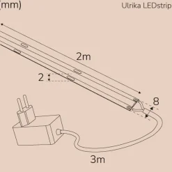 Llitt Ulrika Ledstrip KIT COB IP20 2m