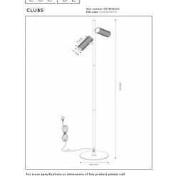 Lucide Clubs Golvlampa GU10