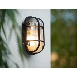 Lucide Dudley Vägglampa IP65 Mässing