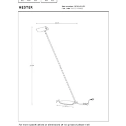 Lucide Hester Golvlampa GU10