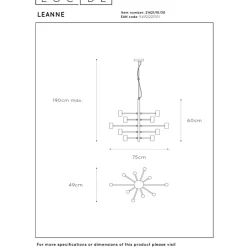 Lucide Leanne 10L Pendel E27