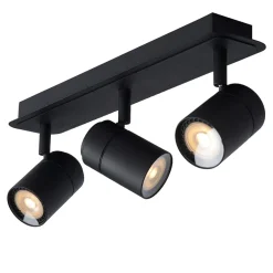 Lucide Lennert 3L Takspotlight IP44 Svart