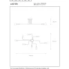 Lucide Lester 8L Taklampa