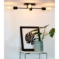 Lucide Lester 4L Taklampa Svart