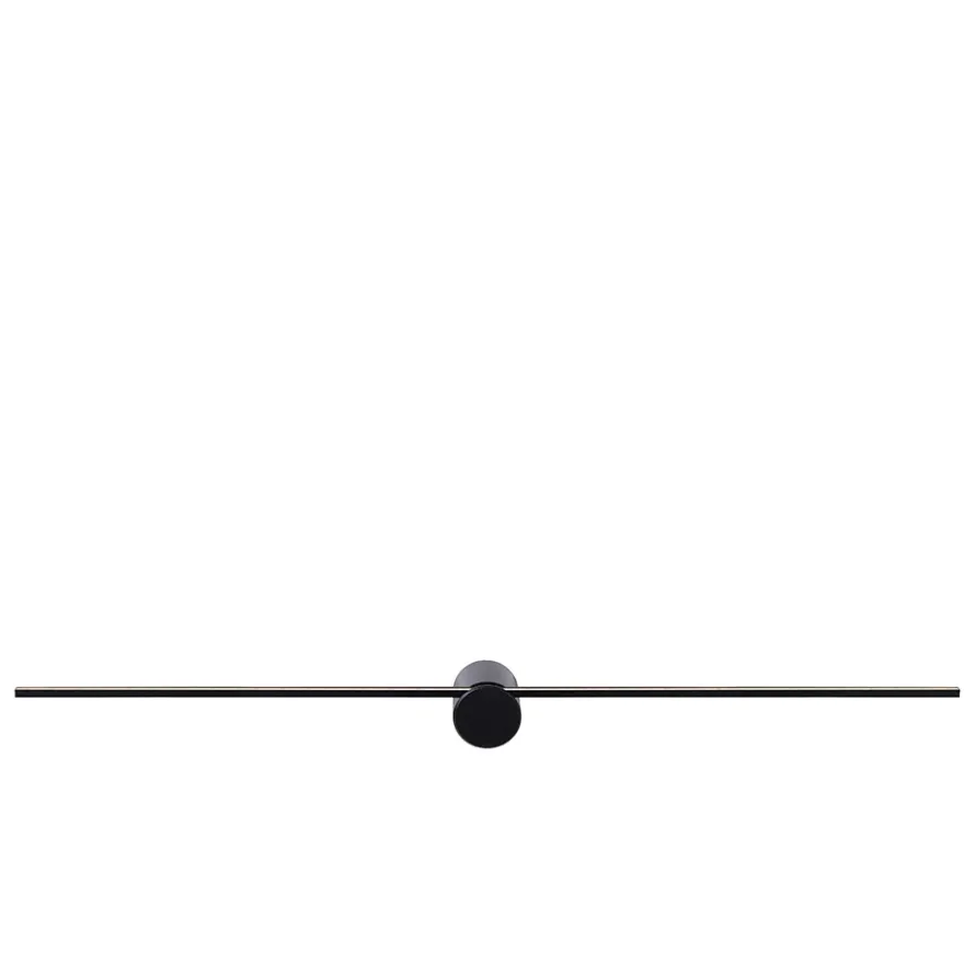 Lucide Mizar 90 Vägglampa Badrum Svart