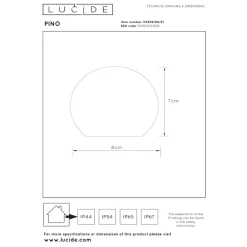 Lucide Pino 7 Portabel utomhuslampa