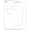Lucide Shadi Bordslampa E14