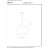 Lucide Tribute 1L Pendel E27