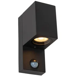 Lucide Zaro Cube Vägglampa Enkel Sensor GU10