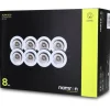 Namron Alfa Eco LED Downlight 8-pack