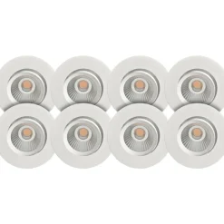 Namron Alfa Eco LED Downlight 8-pack