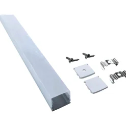 Namron Aluminiumprofil 2114 Utanpåliggande 2m