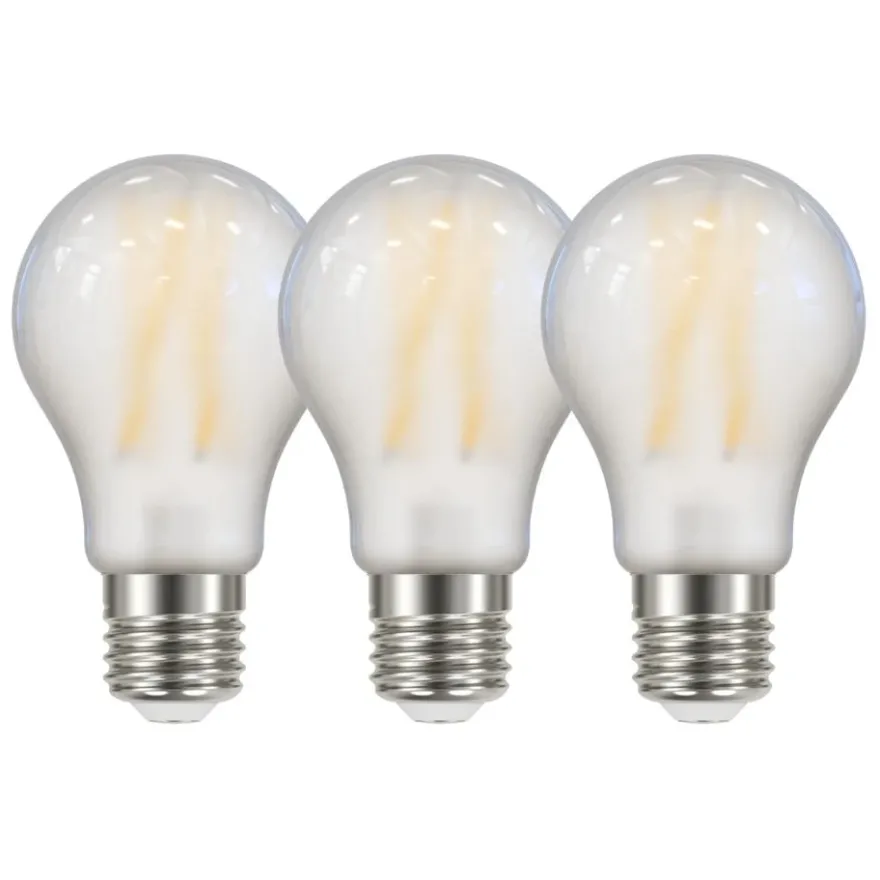 Namron LED Frostad Normal 3,8W E27 806lm 2700K 3-pack