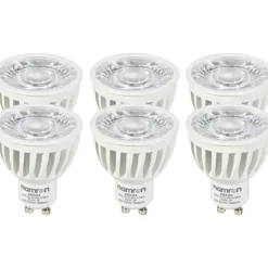 Namron LED 6W GU10 2700K Dimbar 6-pack