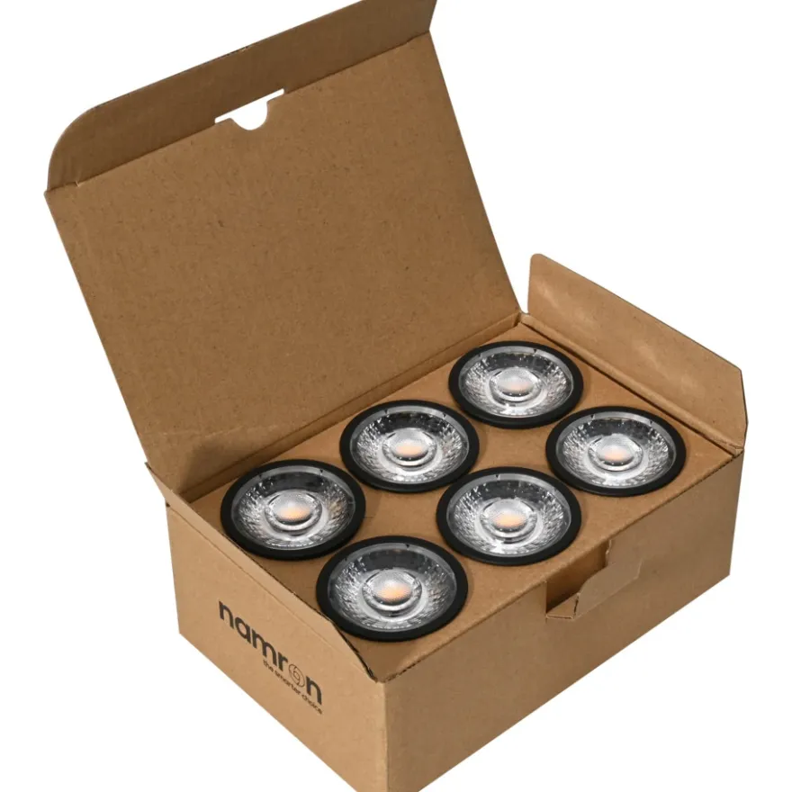 Namron LED 6W GU10 2700K Dimbar 6-pack
