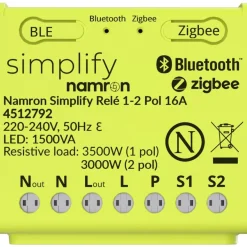 Namron Simplify Relä 1-2 Pol 16A