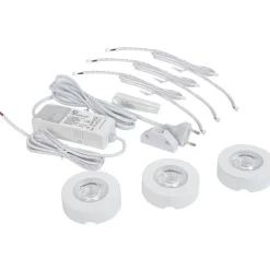 Namron Startpaket Skåpbelysning LED Spot 3W 3-pack