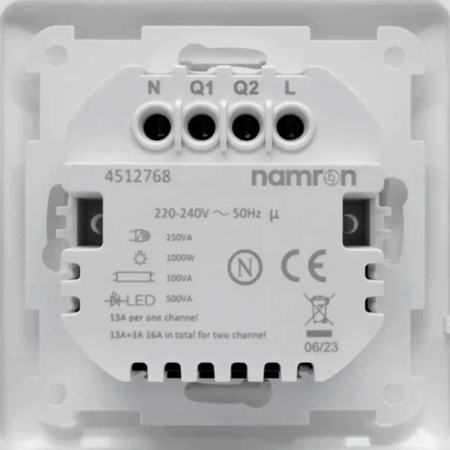 Namron Zigbee 2 Kanal 16A