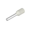 Ändhylsa 0.75 mm² 8 mm Vit Påse/100st