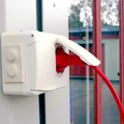 Norwesco AquaBest Vägguttag IP44 Svart