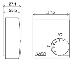 PAX Termostat 8155-1