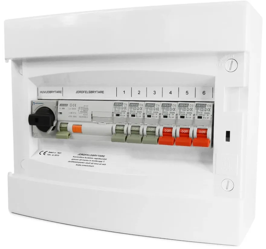 Rogy Förmonterad Central 12 moduler IP40