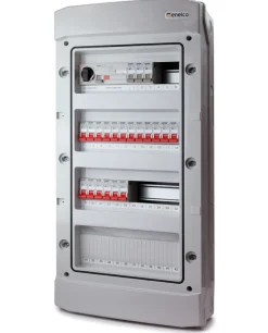 Rogy Förmonterad Central 4-radig 48 moduler IP65