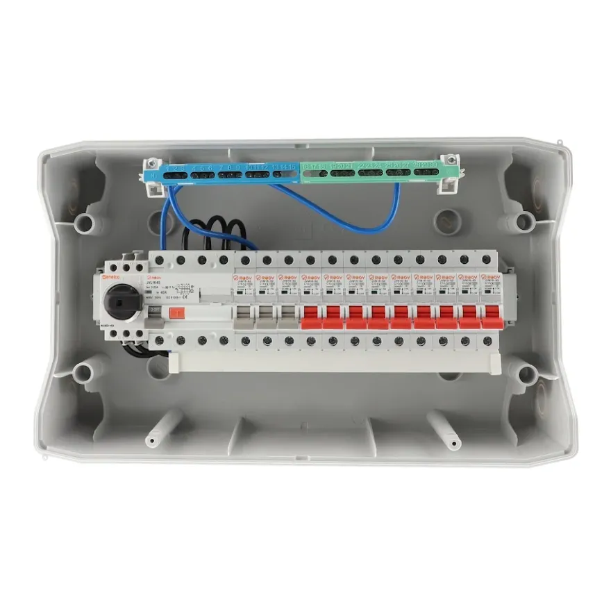 Rogy Förmonterad Central 1-radig 18 moduler IP65