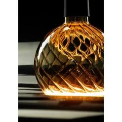 Segula LED Floating Globe 150 Twist Smokey Grey