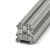 Skruvplint 0,14 mm² - 4 mm², AWG 26 - 10 Grå