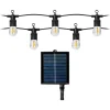 Solar Flame LED Ljusslinga Solcell 10m
