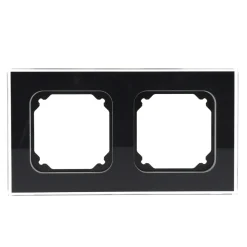 SOLID Antracit/Glas 2-facksram
