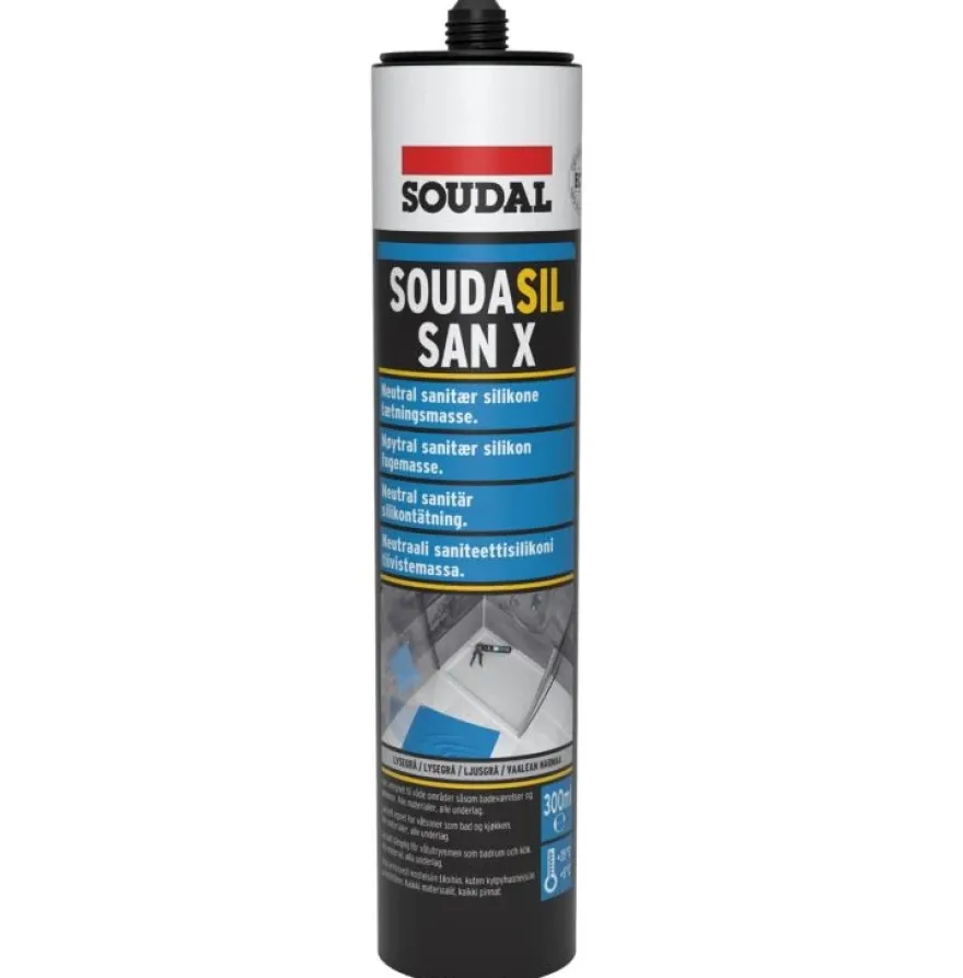 Soudal Silikon Soudasil SAN X 300ml Transparent