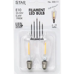 Star Trading LED reservlampa E10 0,4W 23-55V 2-pack