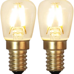 Star Trading LED Soft Glow Päron 1,3W E14 2-pack