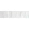 Täcklock 12 moduler, Vit 226x52mm