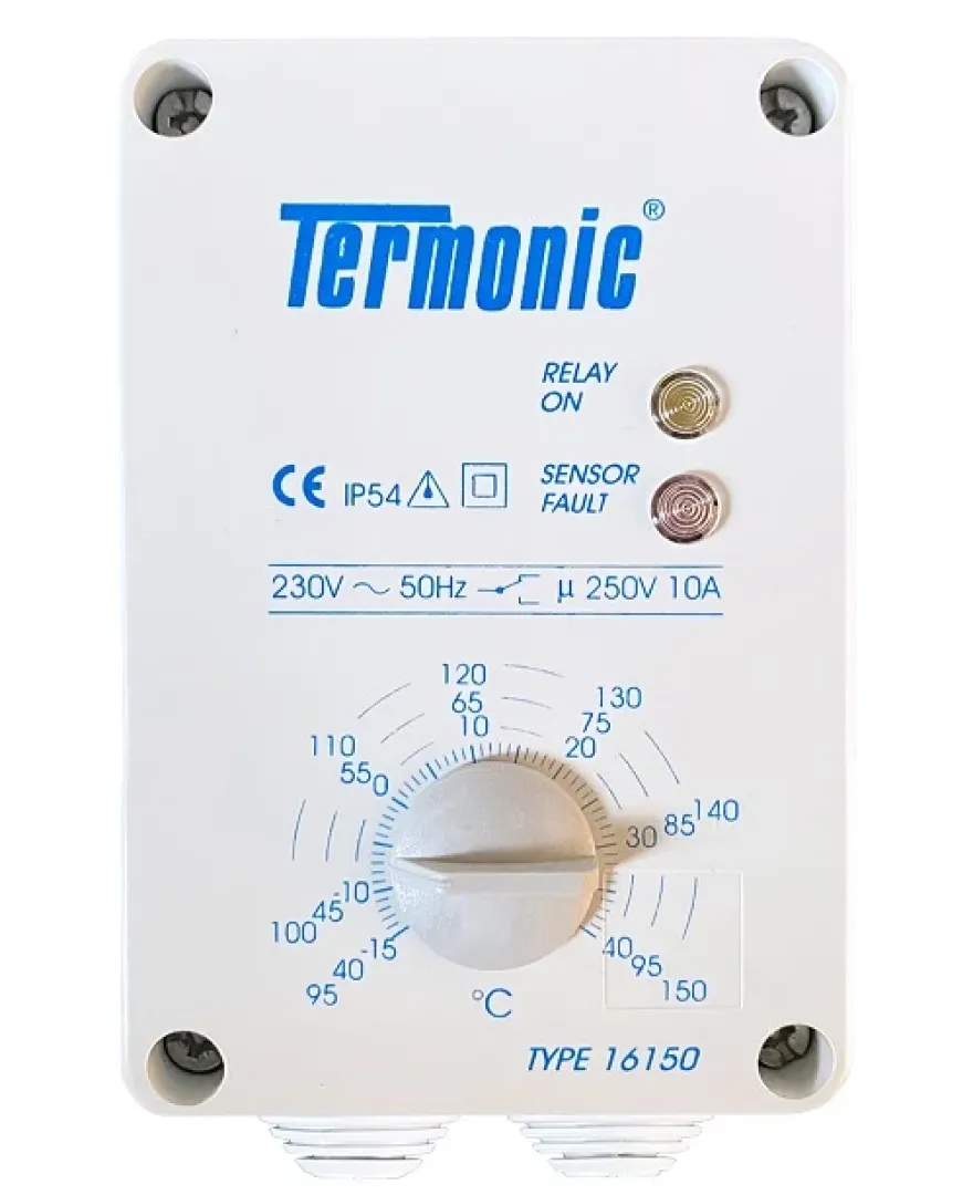 Termonic Termostat 16150 -15-+150°C Kapslad