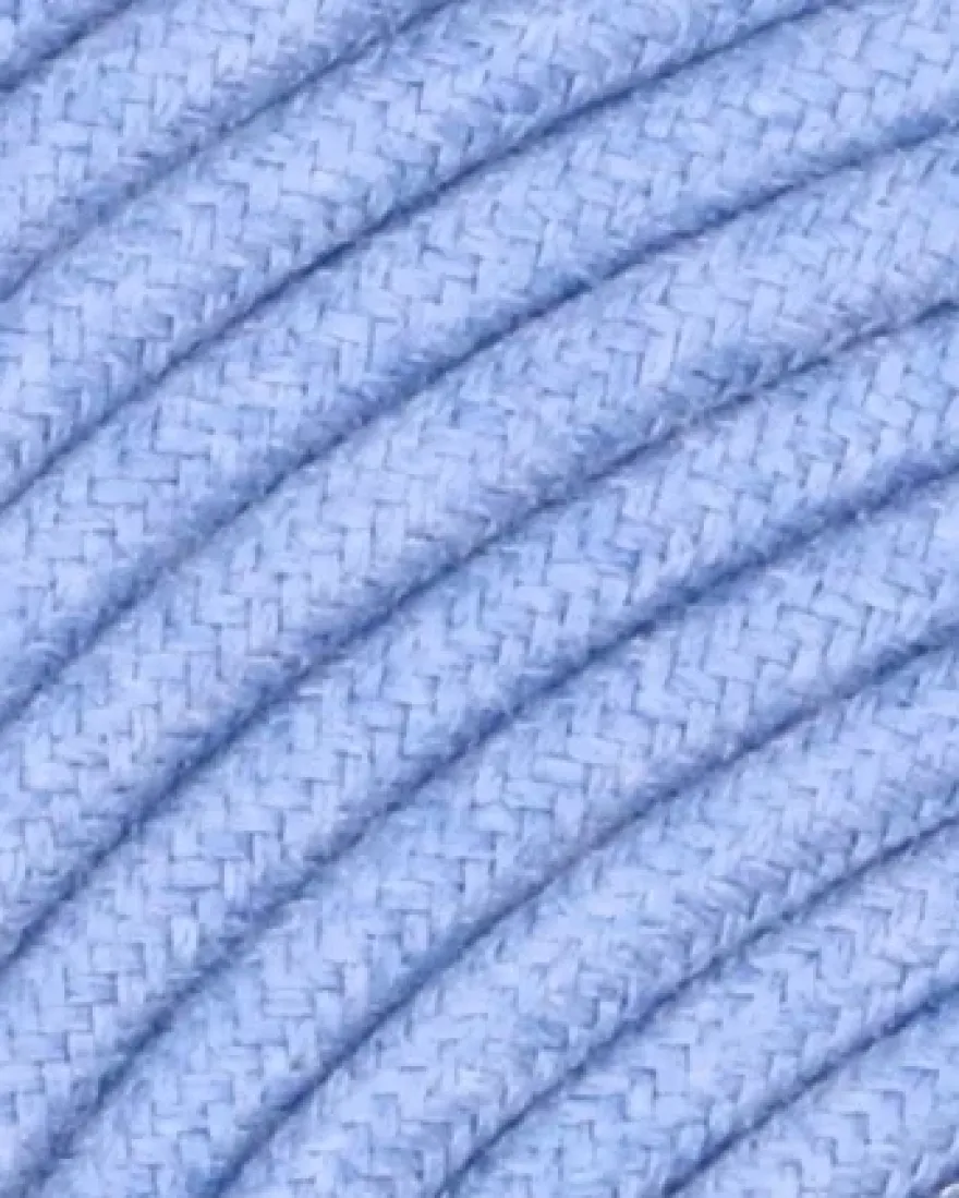 Textilkabel Celeste 2x0,75mm²