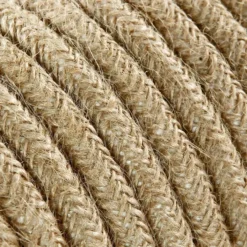 Textilkabel Jute Rund 3x0,75mm²
