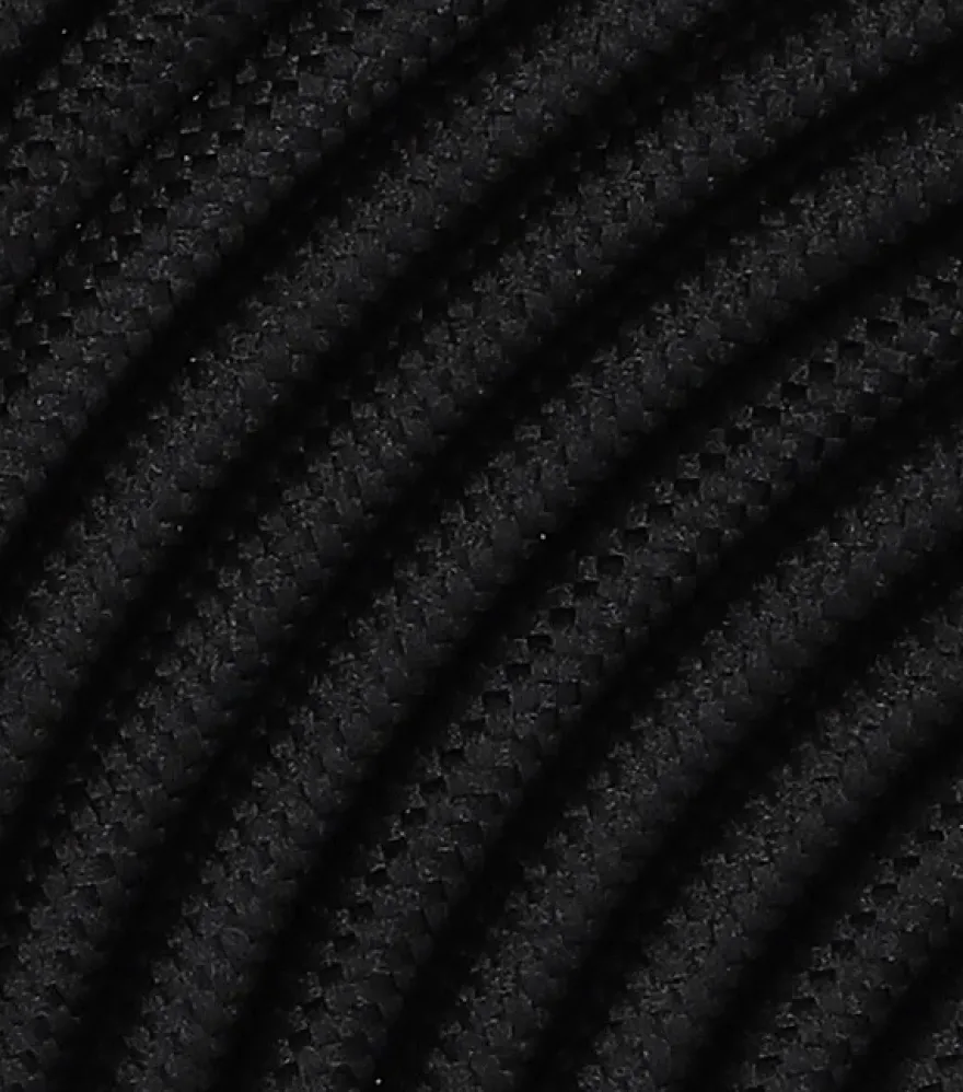 Textilkabel Platt Svart 2x0,75mm²