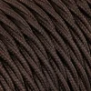 Textilkabel Tvinnad Brun 3x0,75mm²