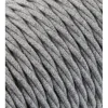 Textilkabel Tvinnad Grå 2x0,75mm²