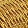 Textilkabel Tvinnad Guld 2x0,75mm²